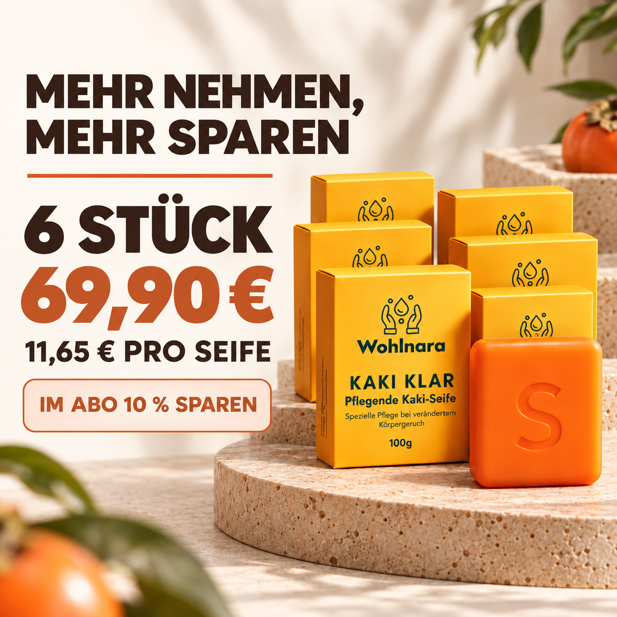 Kaki Klar · Spezialseife bei verändertem Körpergeruch